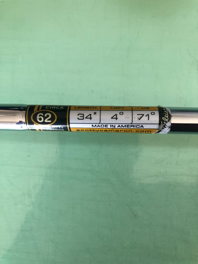 scotty cameron CIRCA62 No.5 34インチ