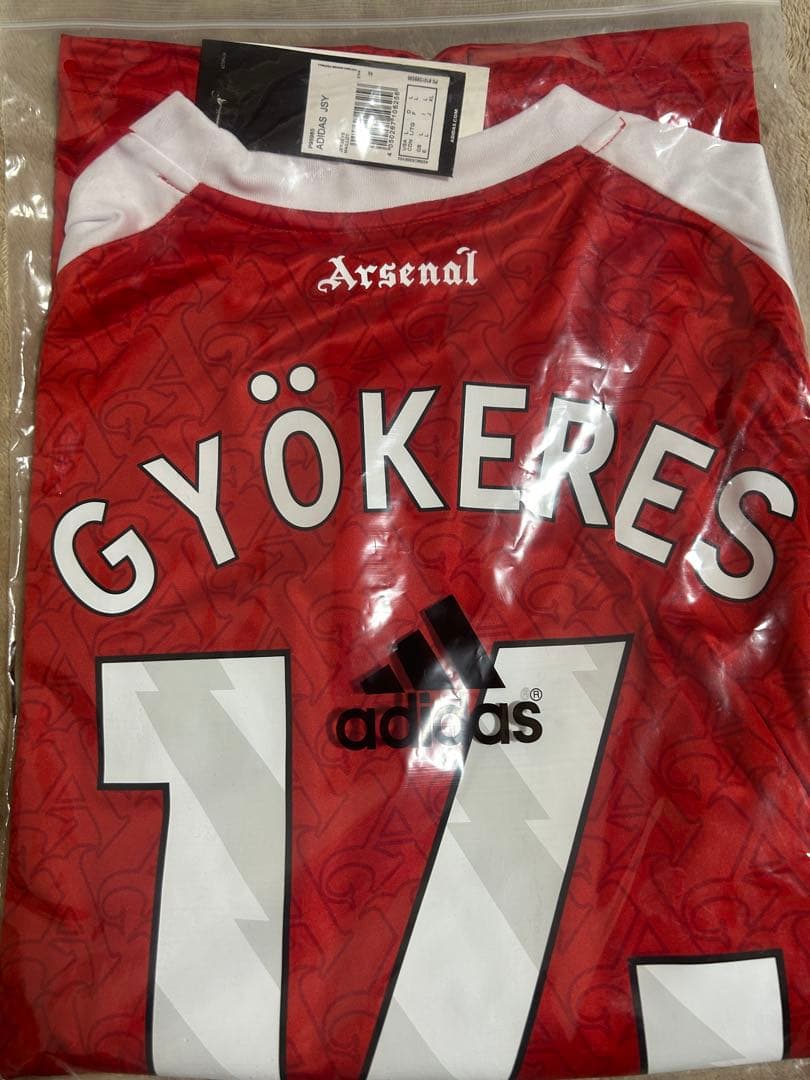 25-26アーセナルホームユニフォーム　ギョケレシュ GYÖKERES