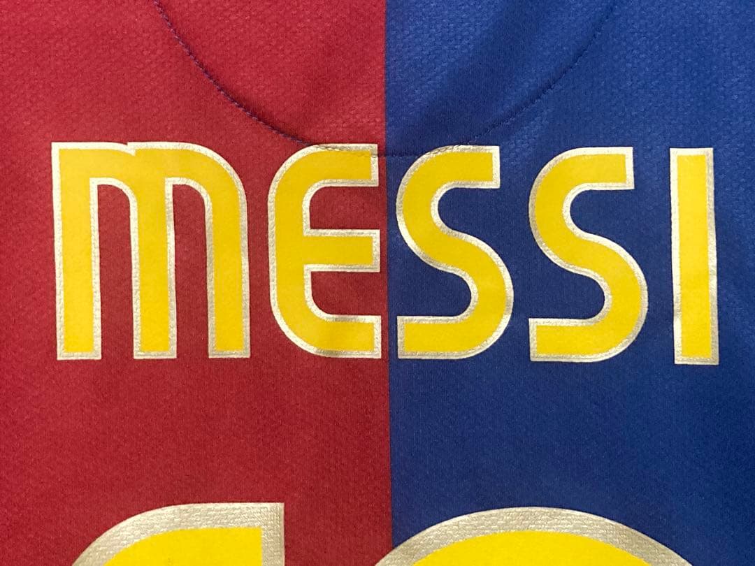 【正規品】メッシ　バルセロナ　08/09 ホームレプリカ