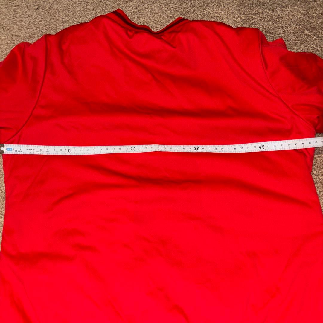 ルコックゴルフ4WAY猫柄/赤中綿スニードと猫柄/紺色中綿スカートセットアップM