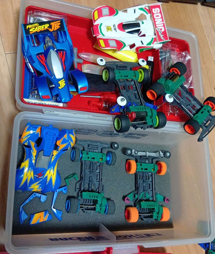 編集中　ミニ四駆セット マグナムセイバー他レーサーズボックス