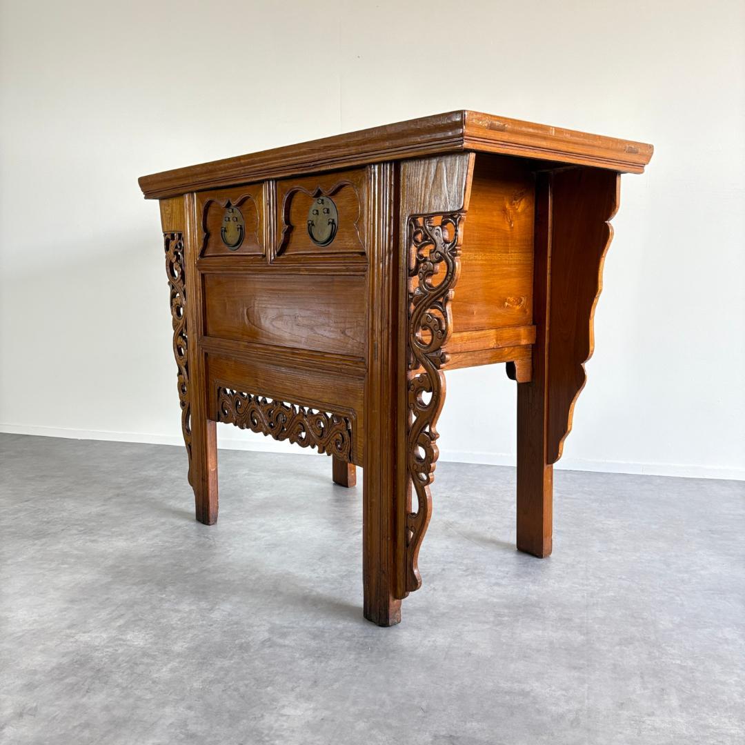 アジアンアンティーク　飾り棚