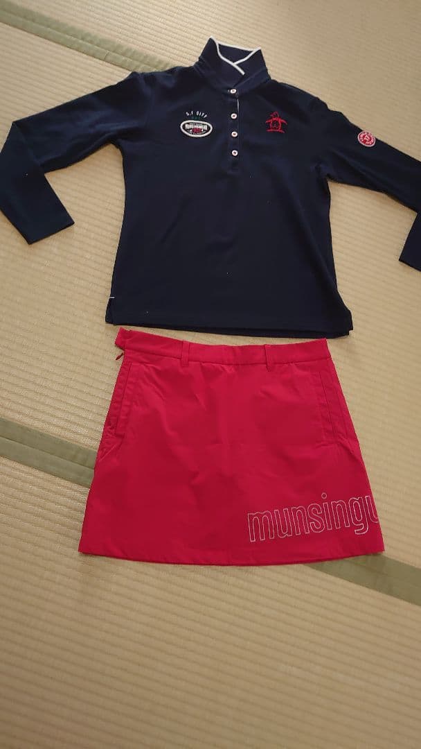 マンシングウェア　レディース　ポロシャツ　スカート　Lサイズ