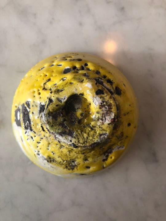 【人気・一点物】青木良太　黄卵色岩漿楽盃