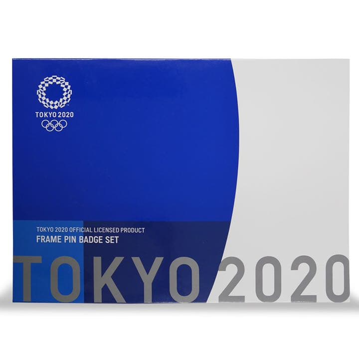【完売品】東京オリンピック限定額縁ピンバッジセット　シリアルナンバー付き