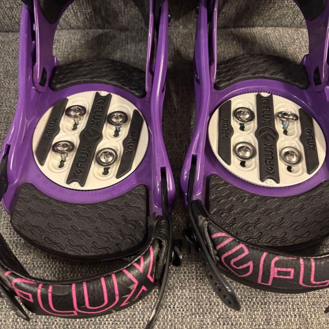 FLUX レディース ビンディング Sサイズ パープル スノーボード 美品