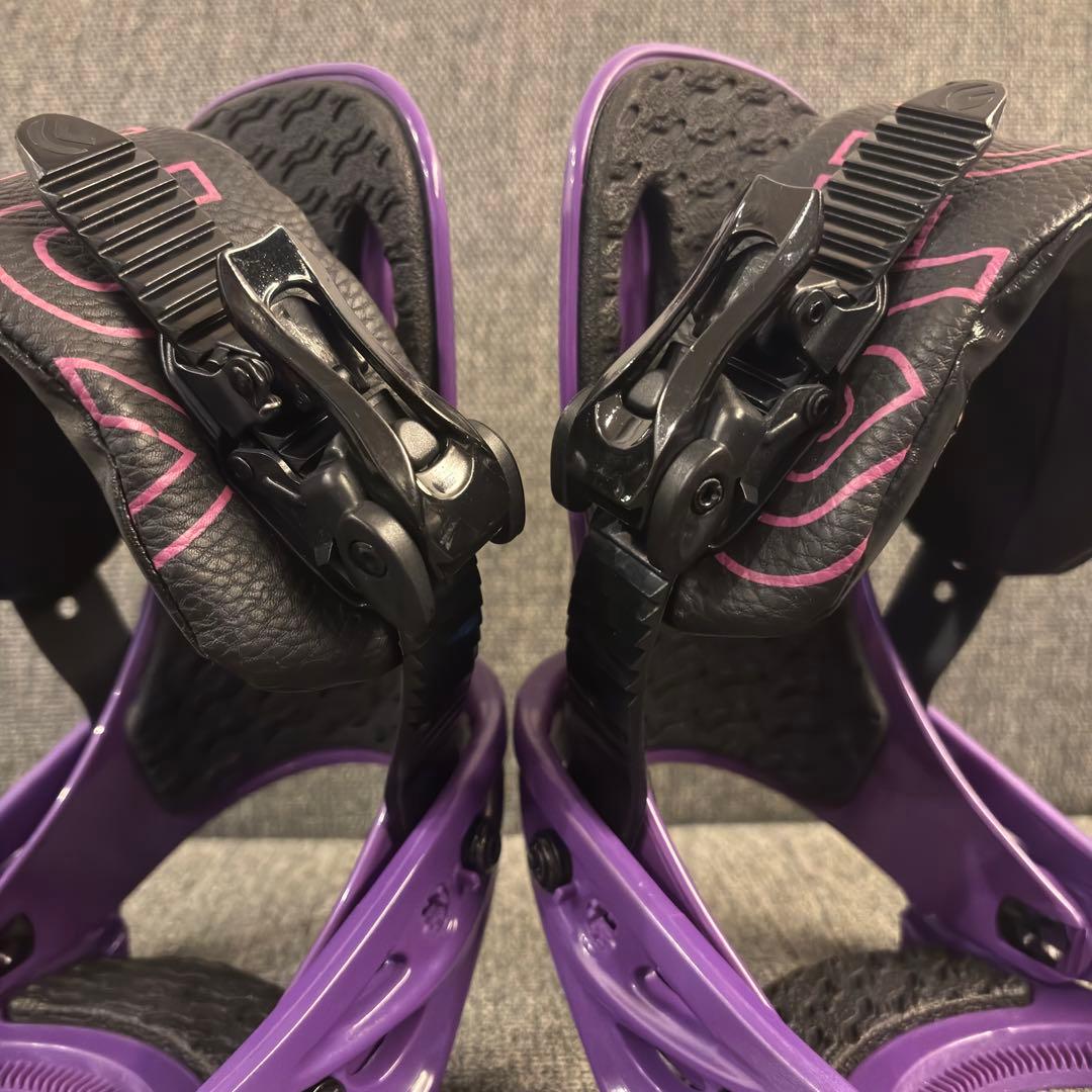 FLUX レディース ビンディング Sサイズ パープル スノーボード 美品