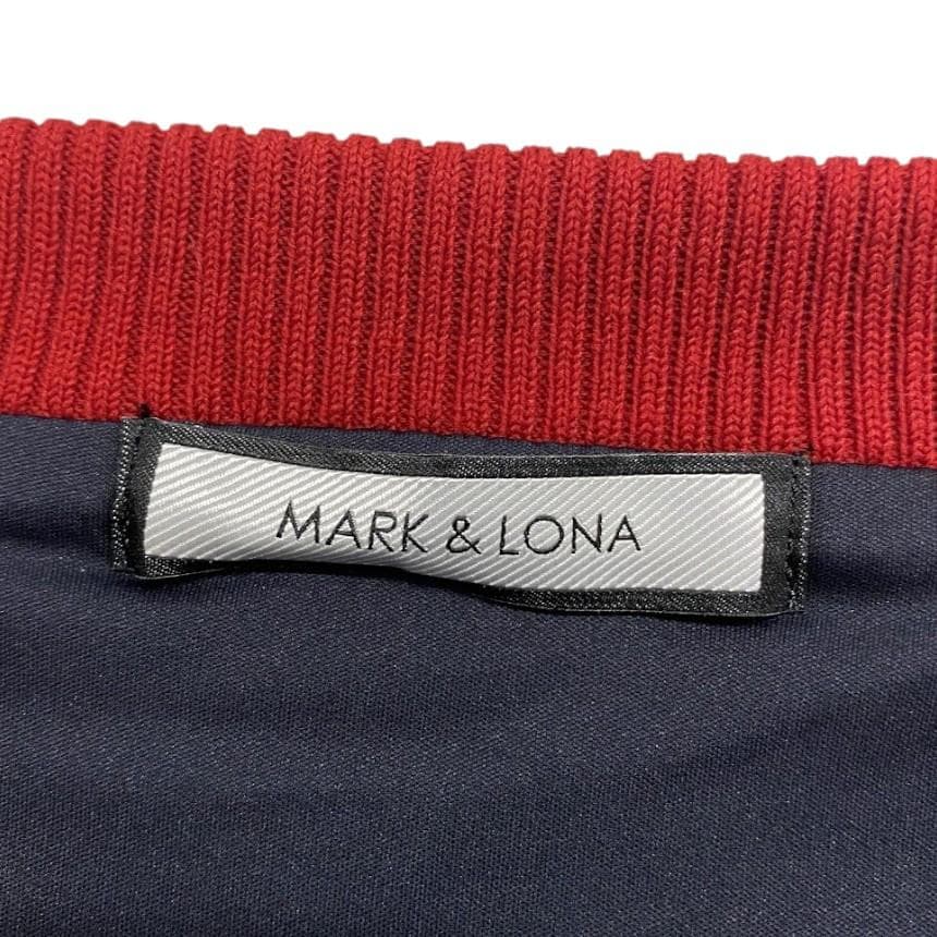 【超美品】マーク＆ロナ スタースリンガーウィンドストッパークルーネックニット