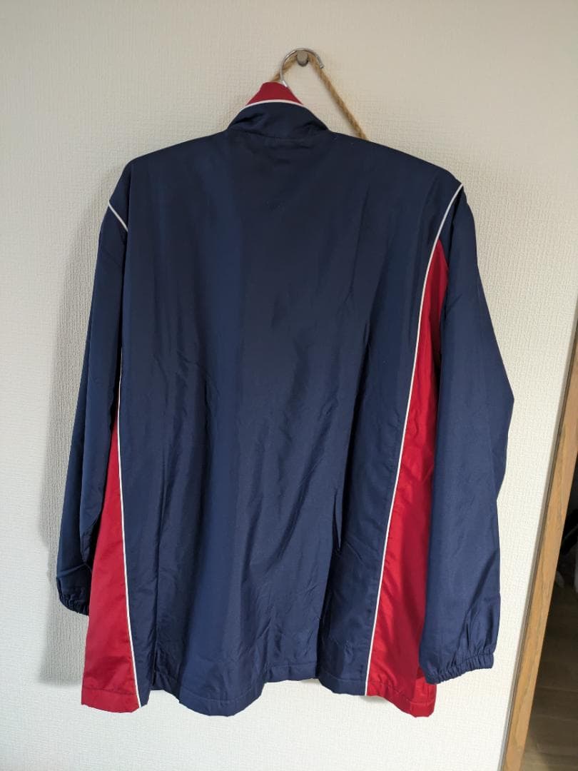 asics ネイビー/レッド ジャケット Coach Jacket M/L