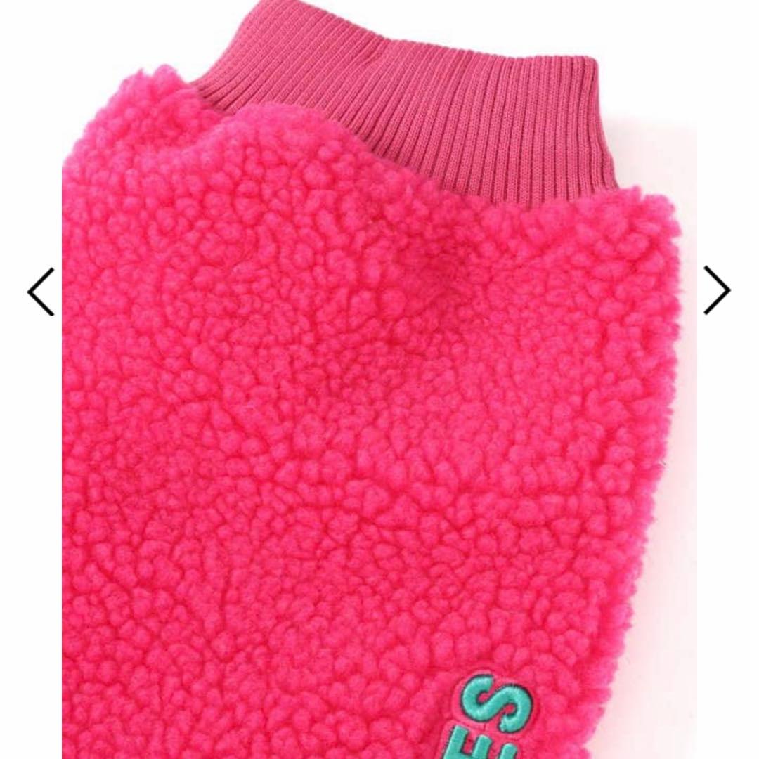 パーリーゲイツ ボアフリース レッグウォーマー　ネイビー　ラスト1点