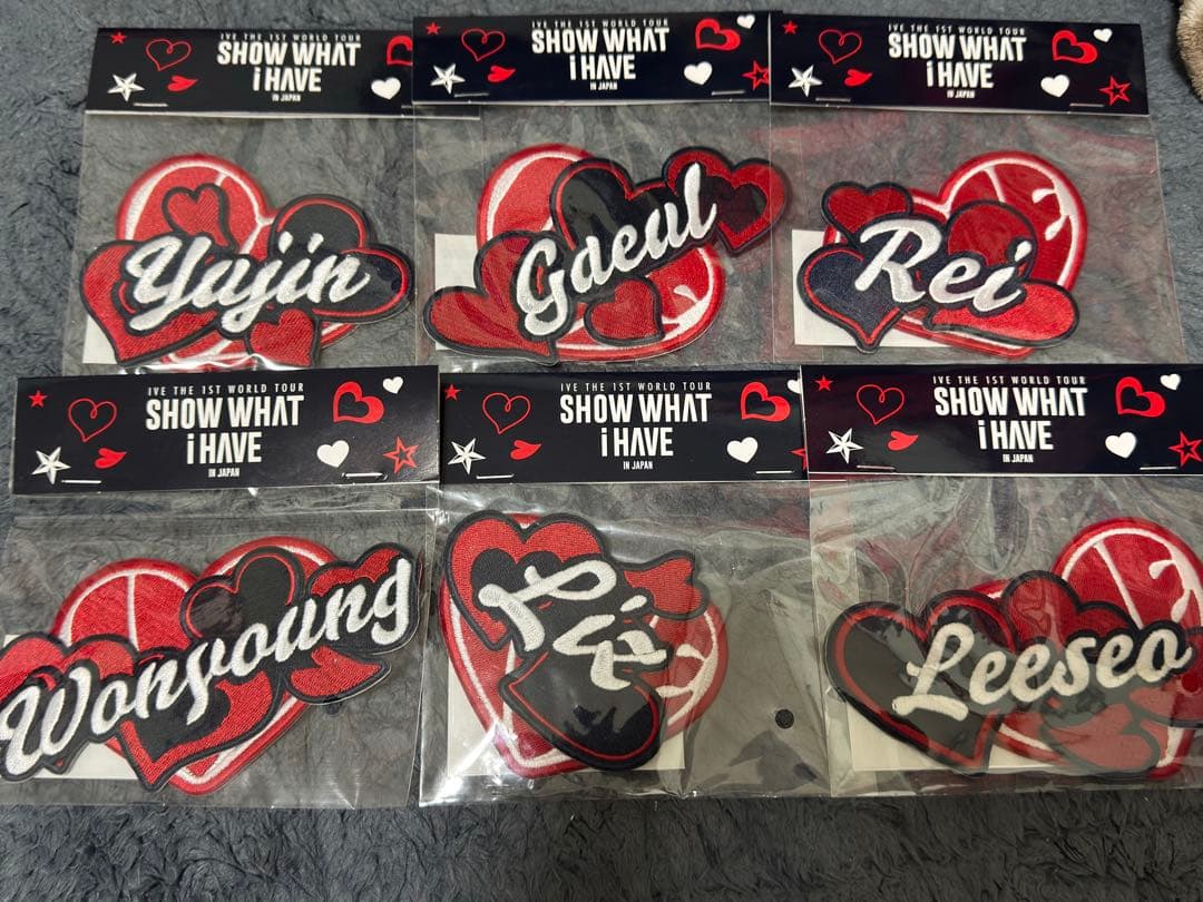 IVE ワルツ スタジャン L サイズ + ワッペンステッカー x6