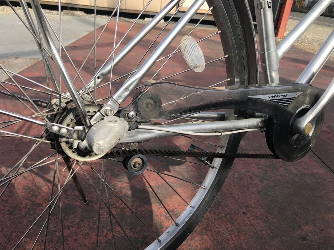 自転車　動作品　27インチ　ギア3 取引限定