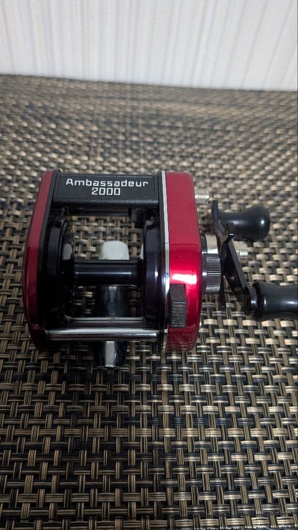 未使用 ABU 2000 レッド アブ 2000 アンバサダー アブガルシア