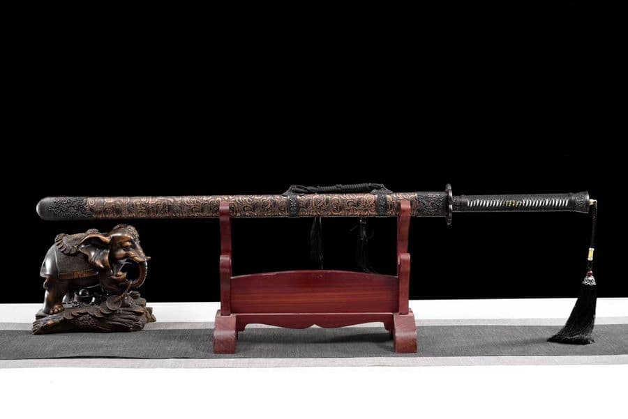 武具　刀装具　日本刀　模造刀　居合刀  梅の青刀