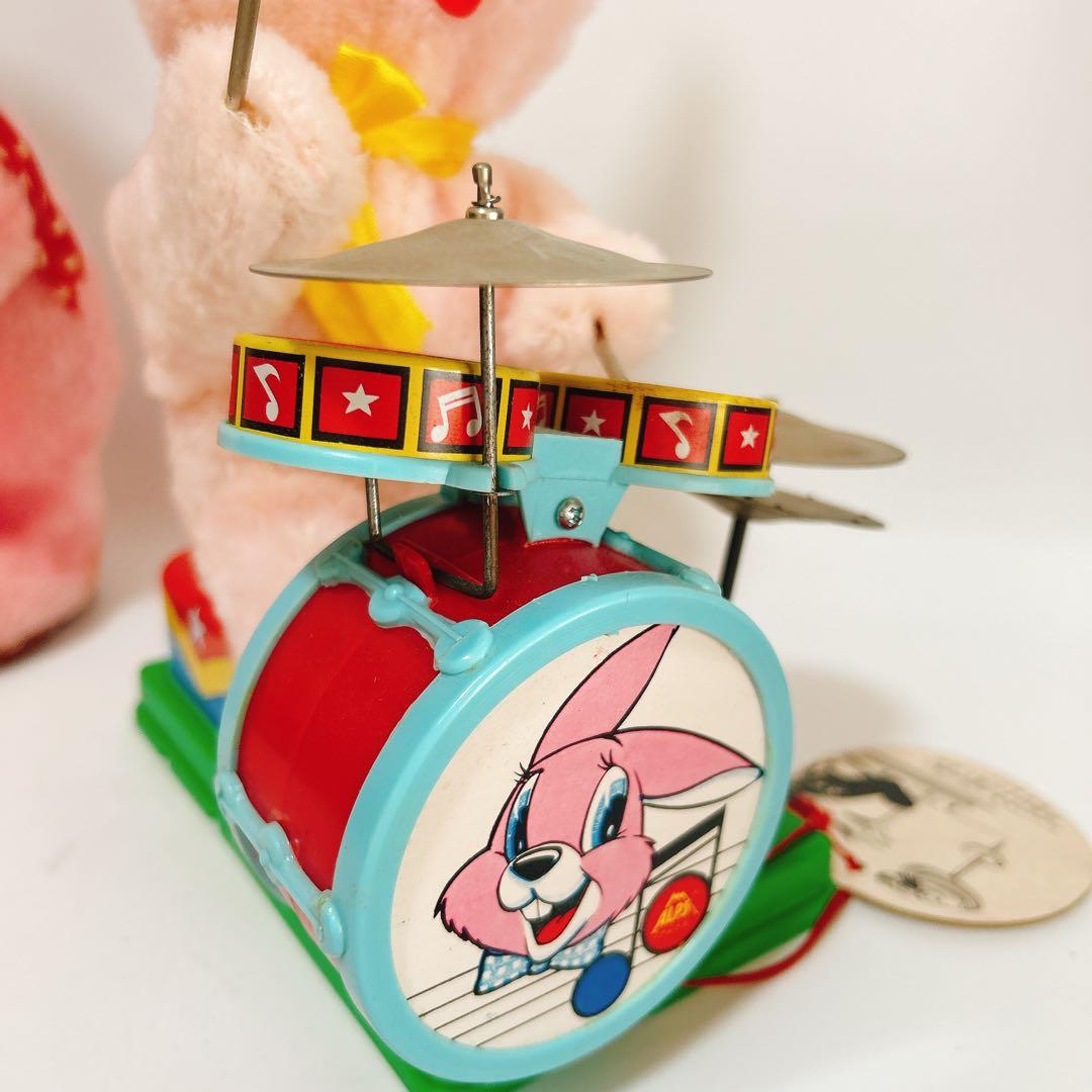 動作確認済み ALPS リズムウサちゃん 昭和レトロ ドラマー