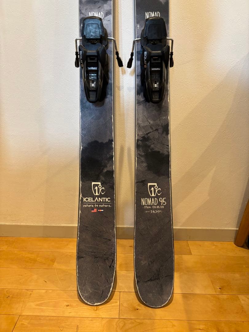 ICELANTIC NOMAD 95 スキー ビンディング付き