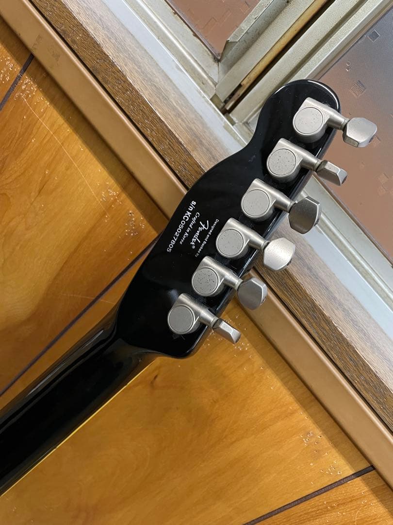 squier by fender テレキャスター　マホガニーボディ　モディファイ