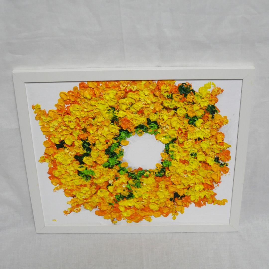 油絵 油彩 油彩画 絵画 絵【ミモザリース】