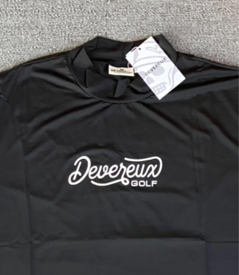 デヴァローゴルフ オーバーサイズ Lサイズ モックネック Tシャツ ブラック