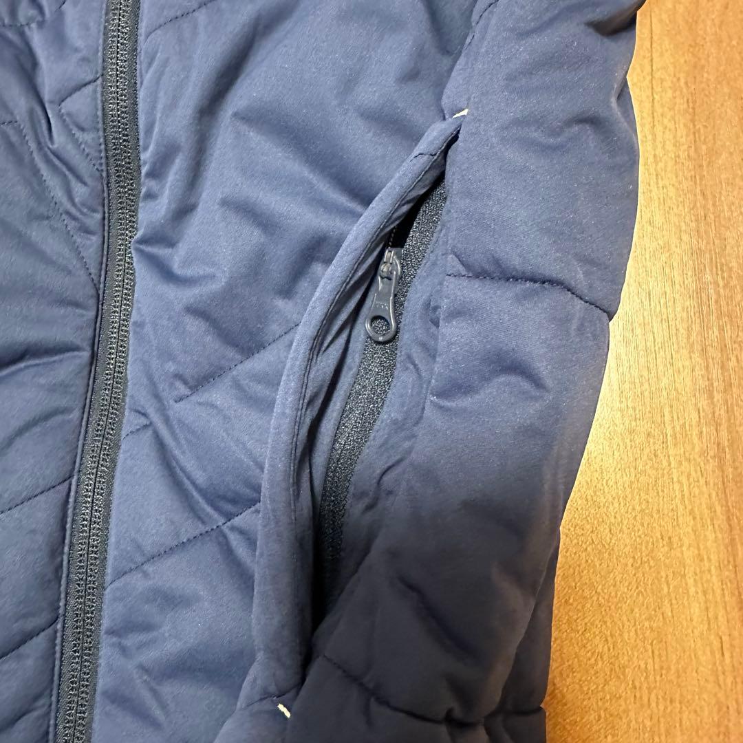 保温 中綿　ジャケット　スカート　セットアップ　秋冬　ネイビー　サイズS 新品