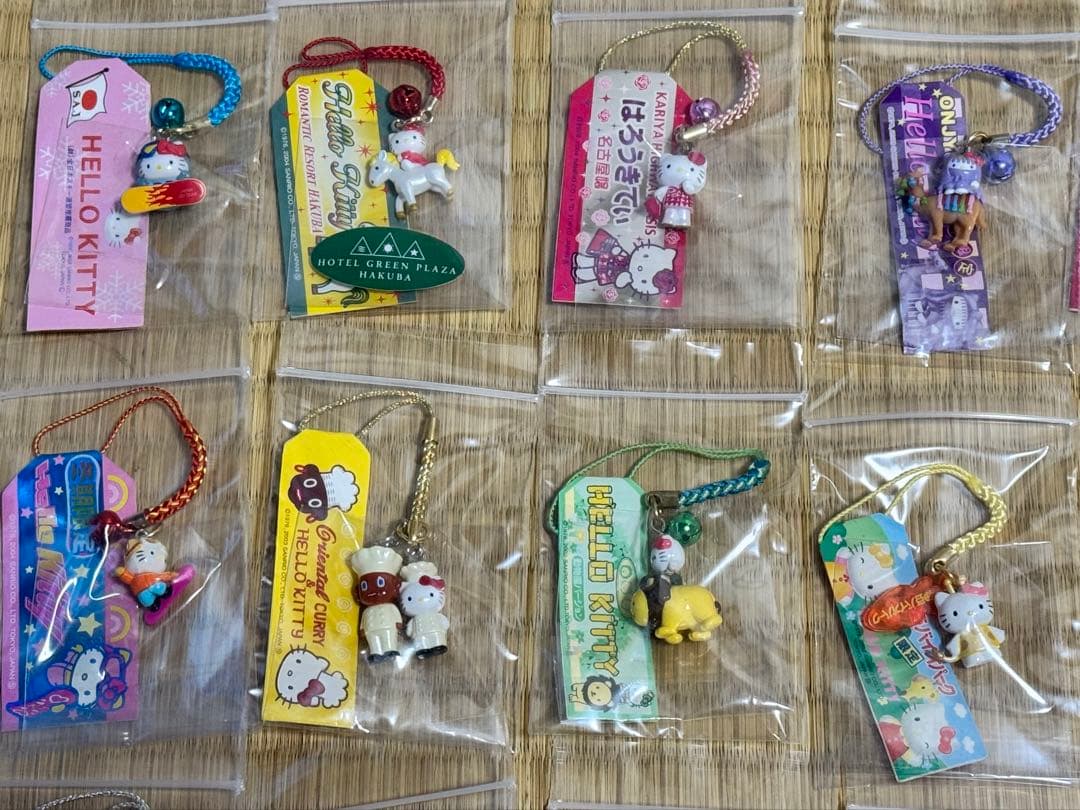 激レア！ハローキティ 根付　22個セット 散歩道　びっくりドンキー等