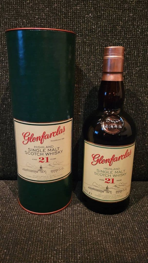 グレンファークラス 21年 シングルモルトウイスキー 700ml 箱付