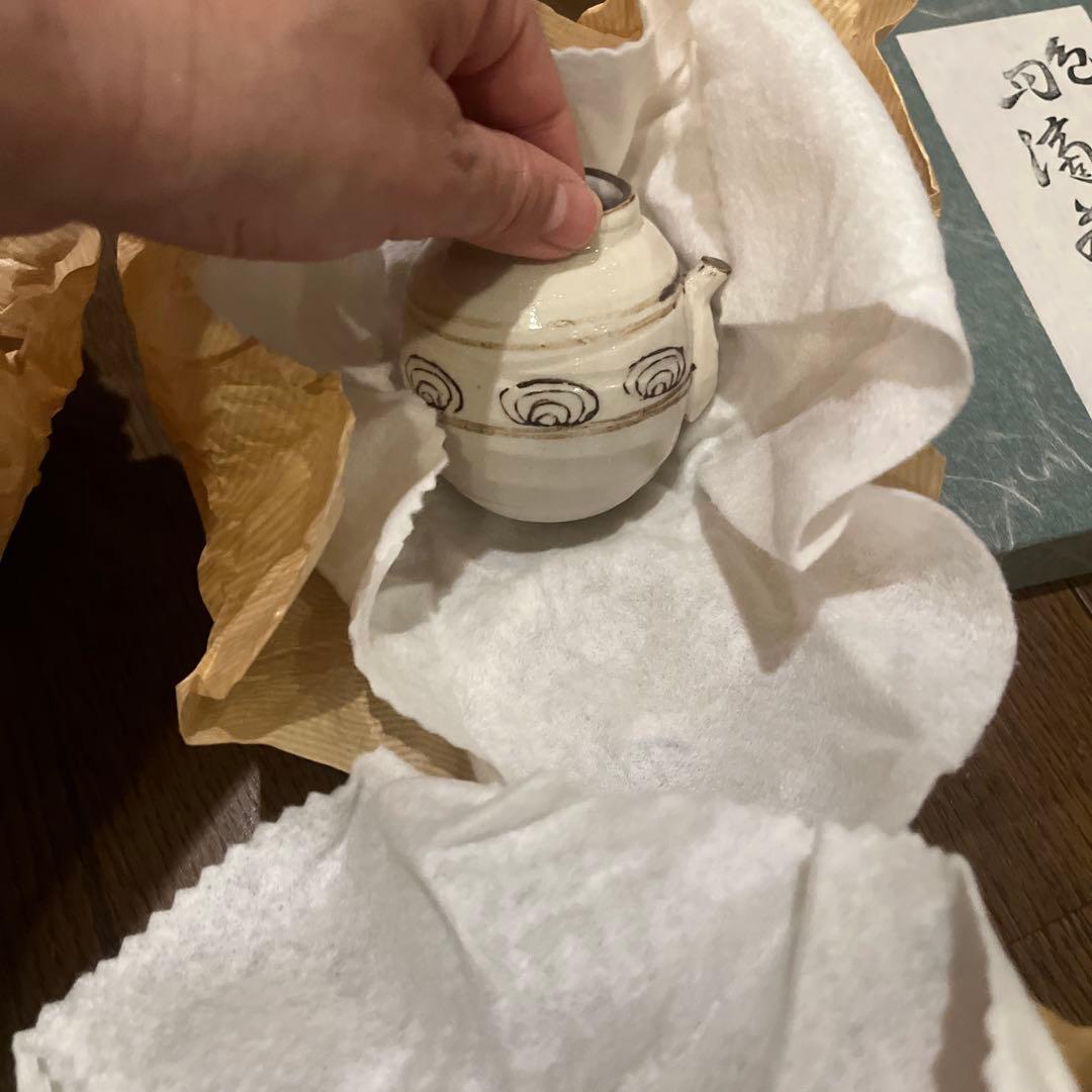 茶道具 四滴茶入 加藤五陶 新品未使用