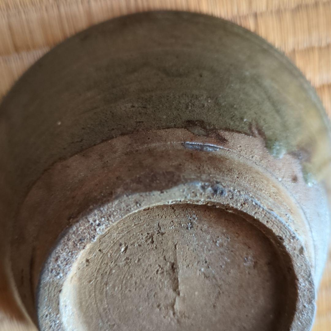 古琉球窯 茶碗 マカイ　直径約14cm　沖縄　琉球　古美術品　骨董品