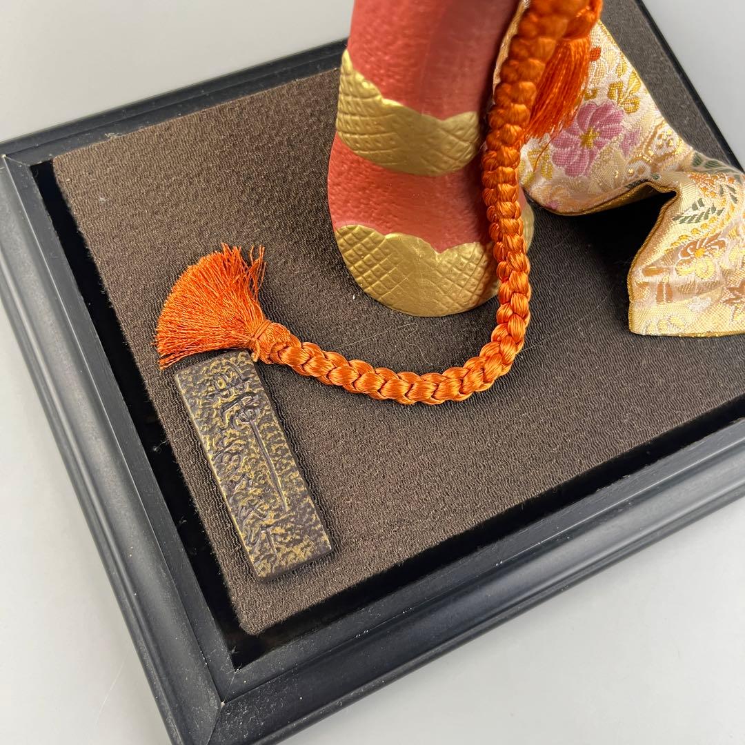 寿喜代 帯 人形 ケース入り 純金証明シール 女の子 日本人形 彩色