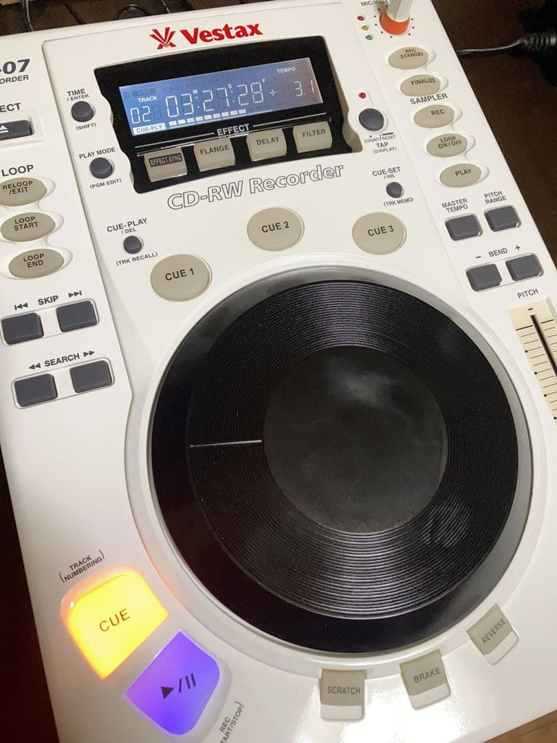 Vestax CDR-07 CD-RWレコーダー CDJ DJ 機材