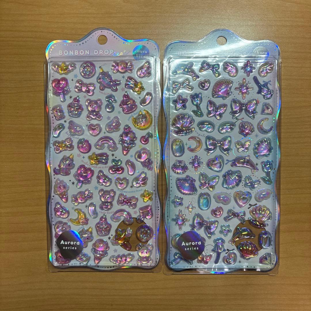 ゆめいろボンボン★オーロラ★ボンボンドロップシール★正規品★廃盤