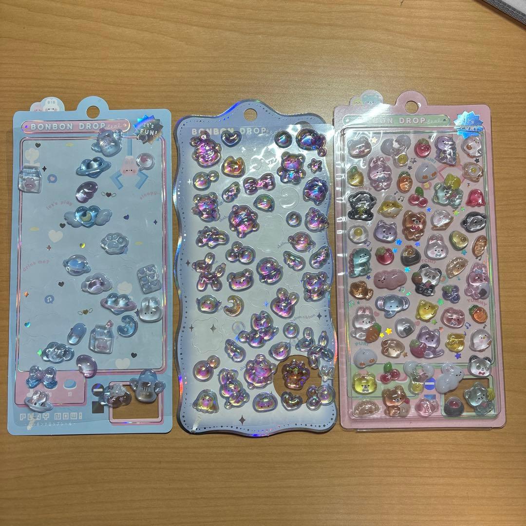 ゆめいろボンボン★オーロラ★ボンボンドロップシール★正規品★廃盤