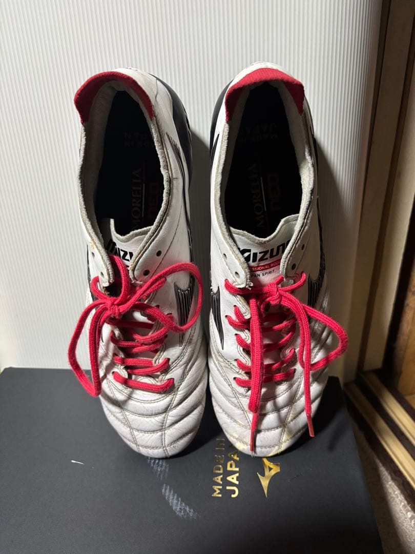 ミズノ モレリアネオ3 ホワイト/レッド