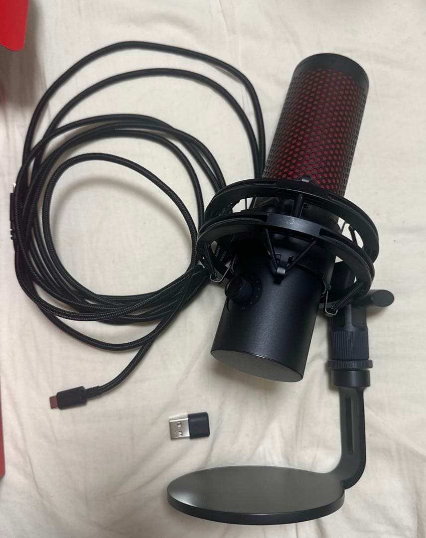 【美品】HyperX QuadCast2 コンデンサーマイク ゲーミングマイク