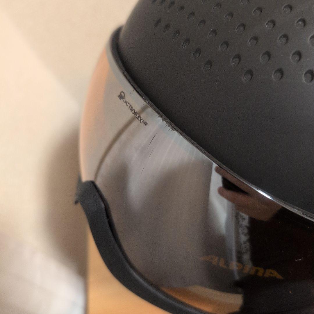 ALPINA スノーボード バイザー付 ヘルメット 58-61cm