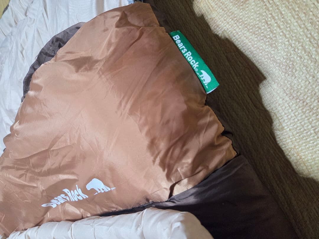 新品未使用*【Bear's Rock 】−30度　寝袋 シュラフ　チョコブラウン