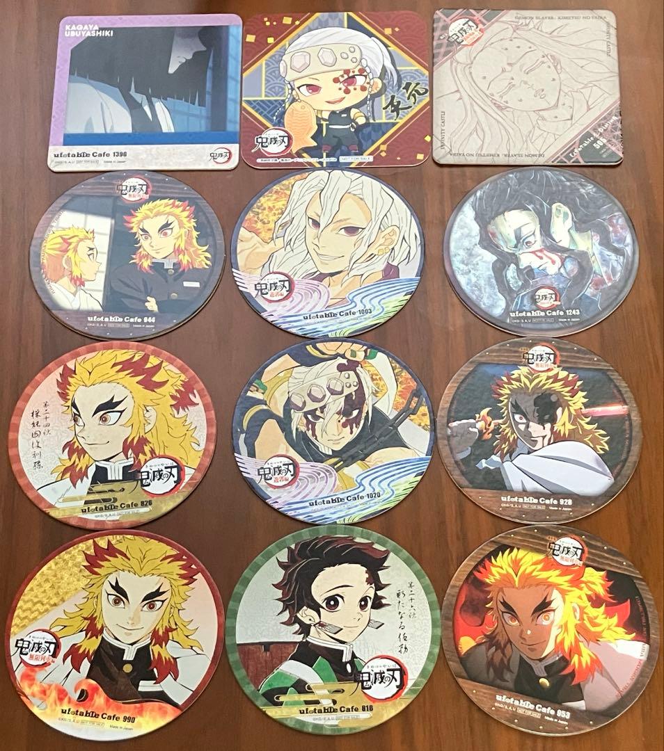 鬼滅の刃 ダイニング カフェ 竈門炭治郎 煉獄杏寿郎 宇髄天元 コースターセット