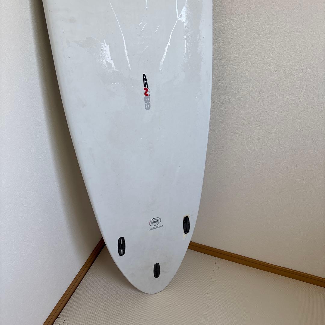 NSP サーフボード ファンボード 6.8フィート（フィンなし 折れこみ）