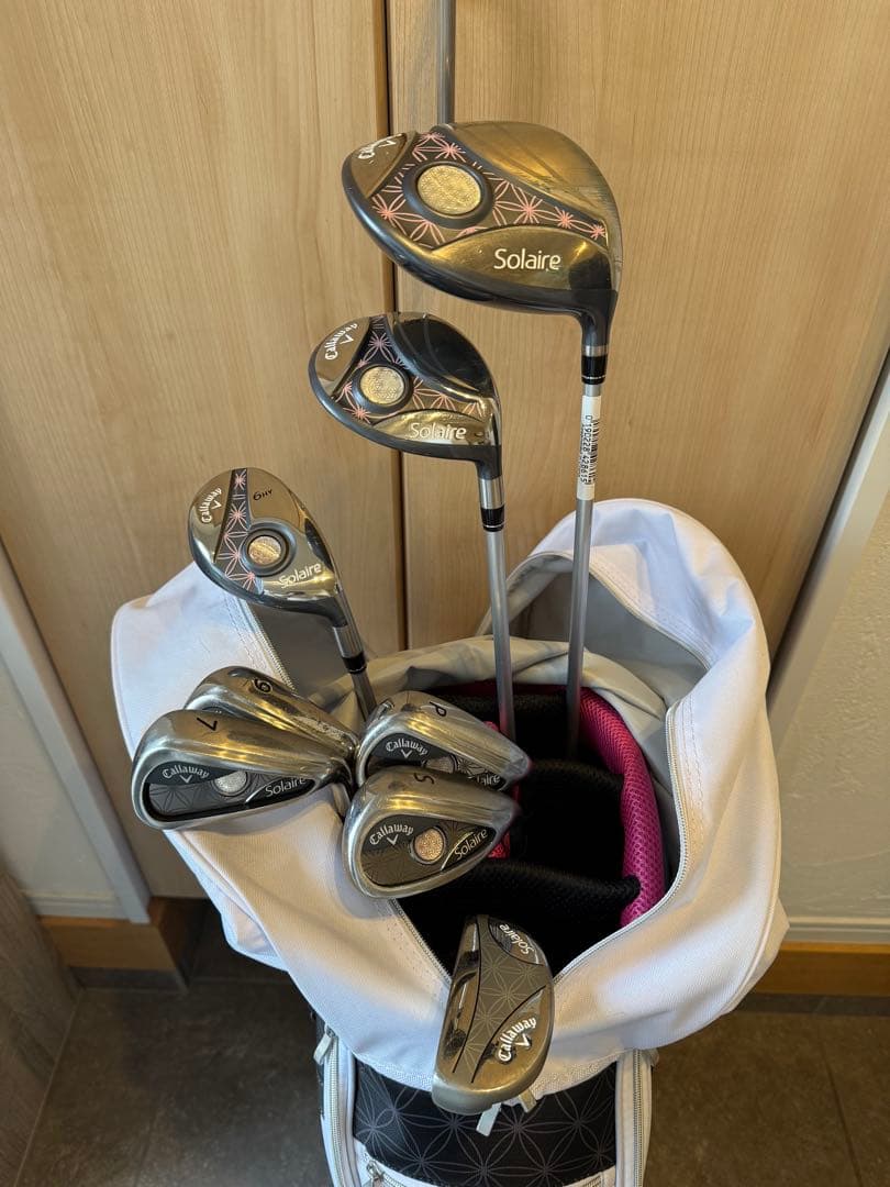 週末値下げ中Callaway Solaireレディース8本セット&キャディバッグ