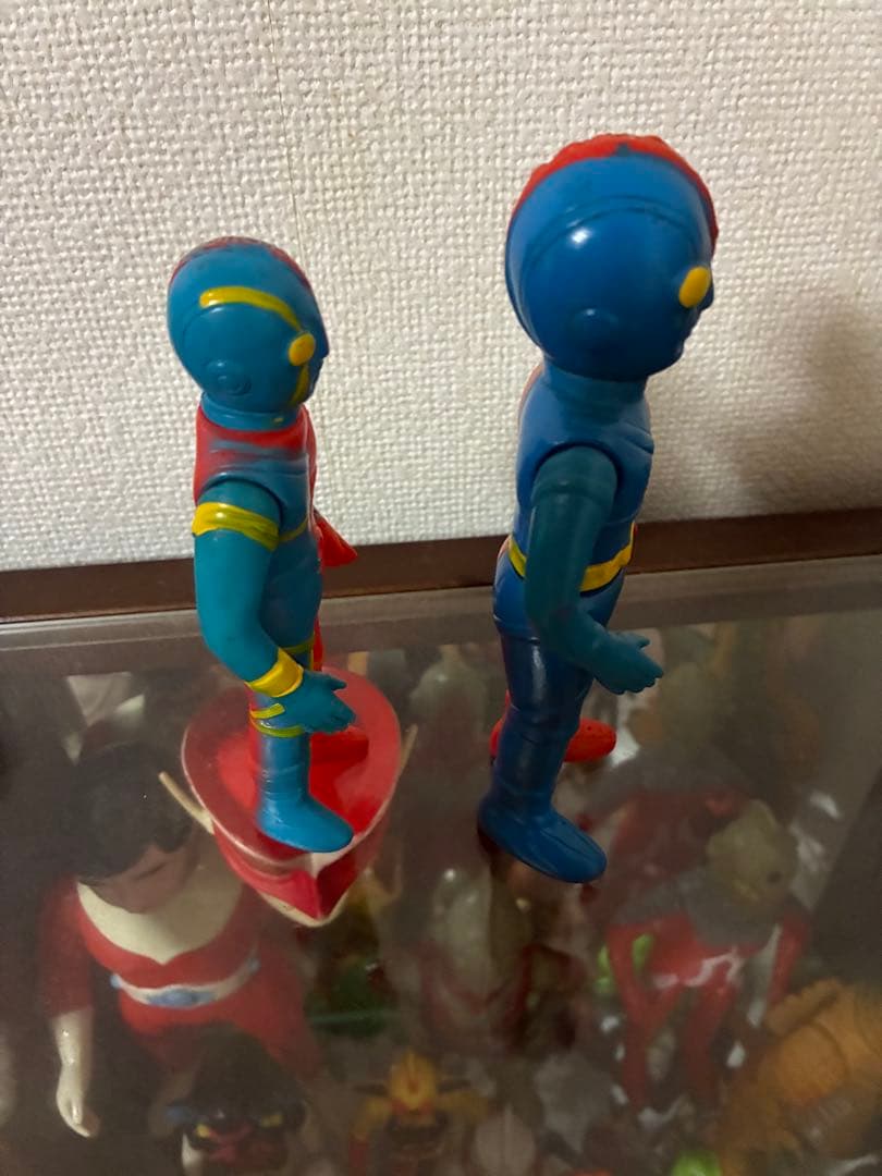 当時物　無版権　パチソフビ　キカイダー 2体セット