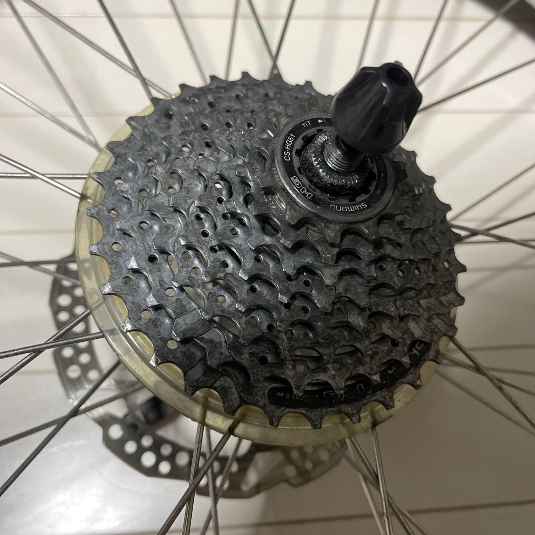 26インチ マウンテンバイク ホイールセット