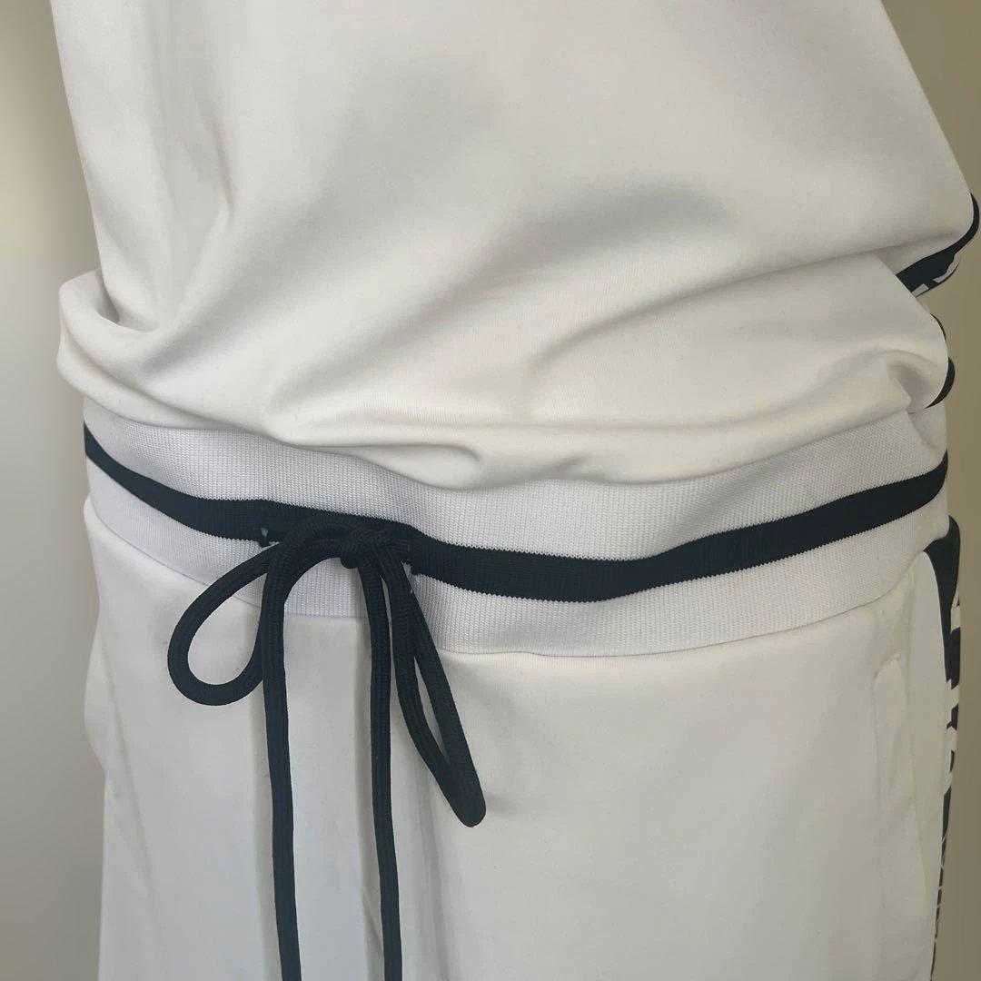 V12 サイドロゴポロシャツワンピース　白　サイズ1 ゴルフ