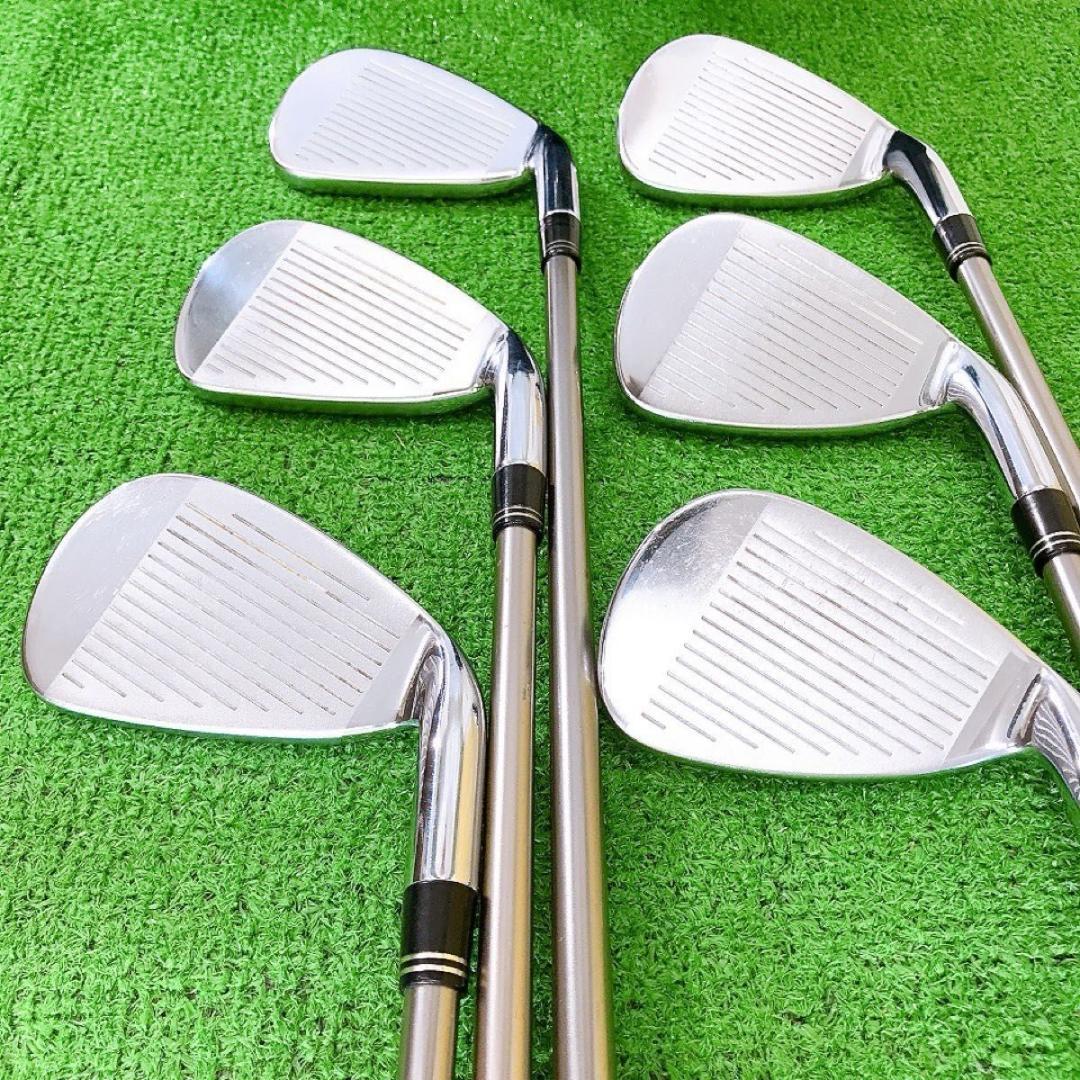 テ26★希少レフティ テーラーメイド r7 XR 6本アイアンセット 左利き用R
