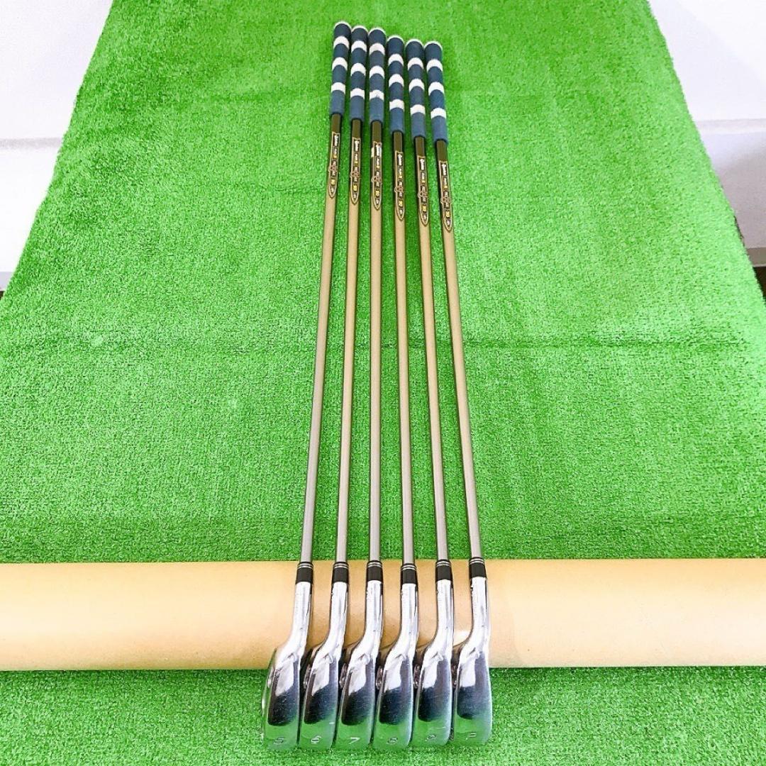 テ26★希少レフティ テーラーメイド r7 XR 6本アイアンセット 左利き用R
