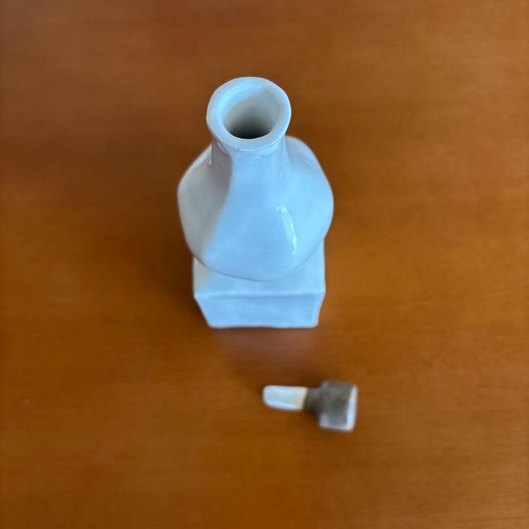 内田鋼一氏作 白釉酒器