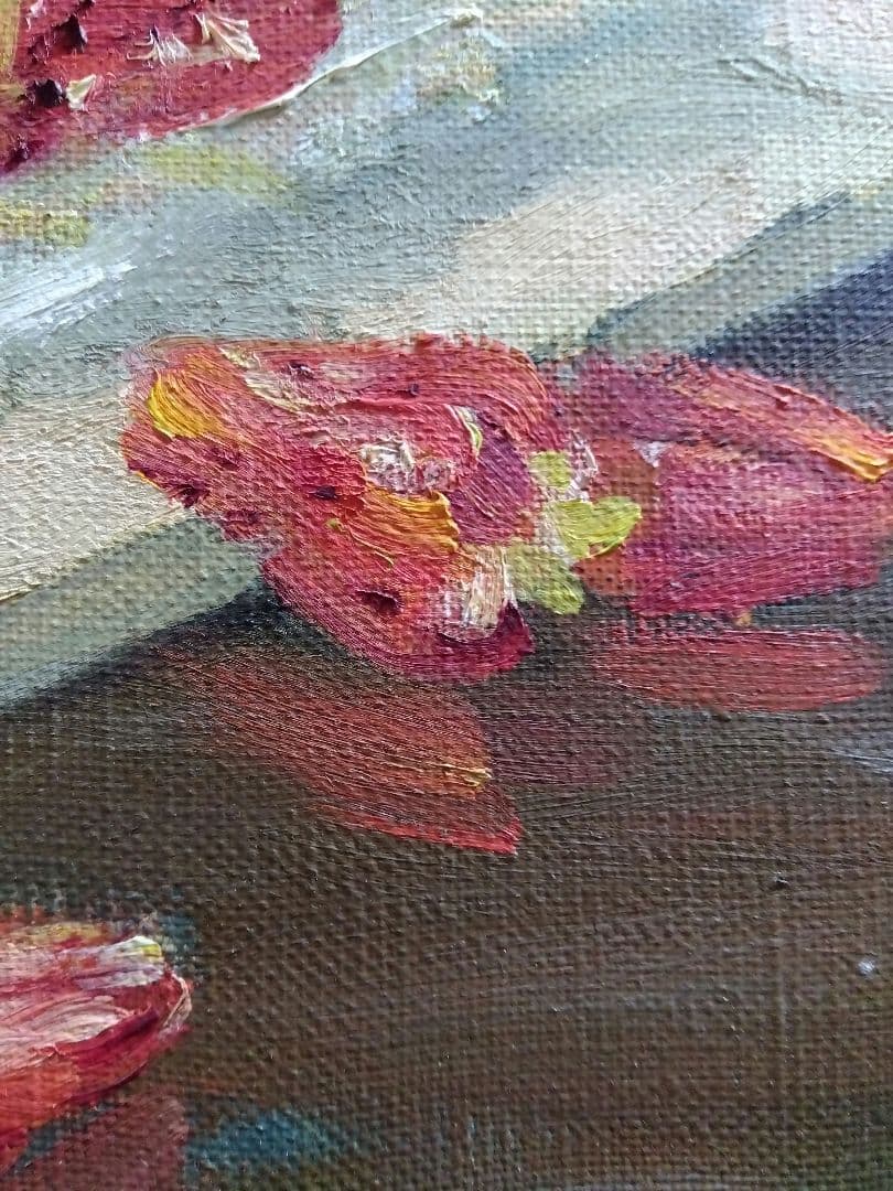 果物の油彩画 　泉治彦