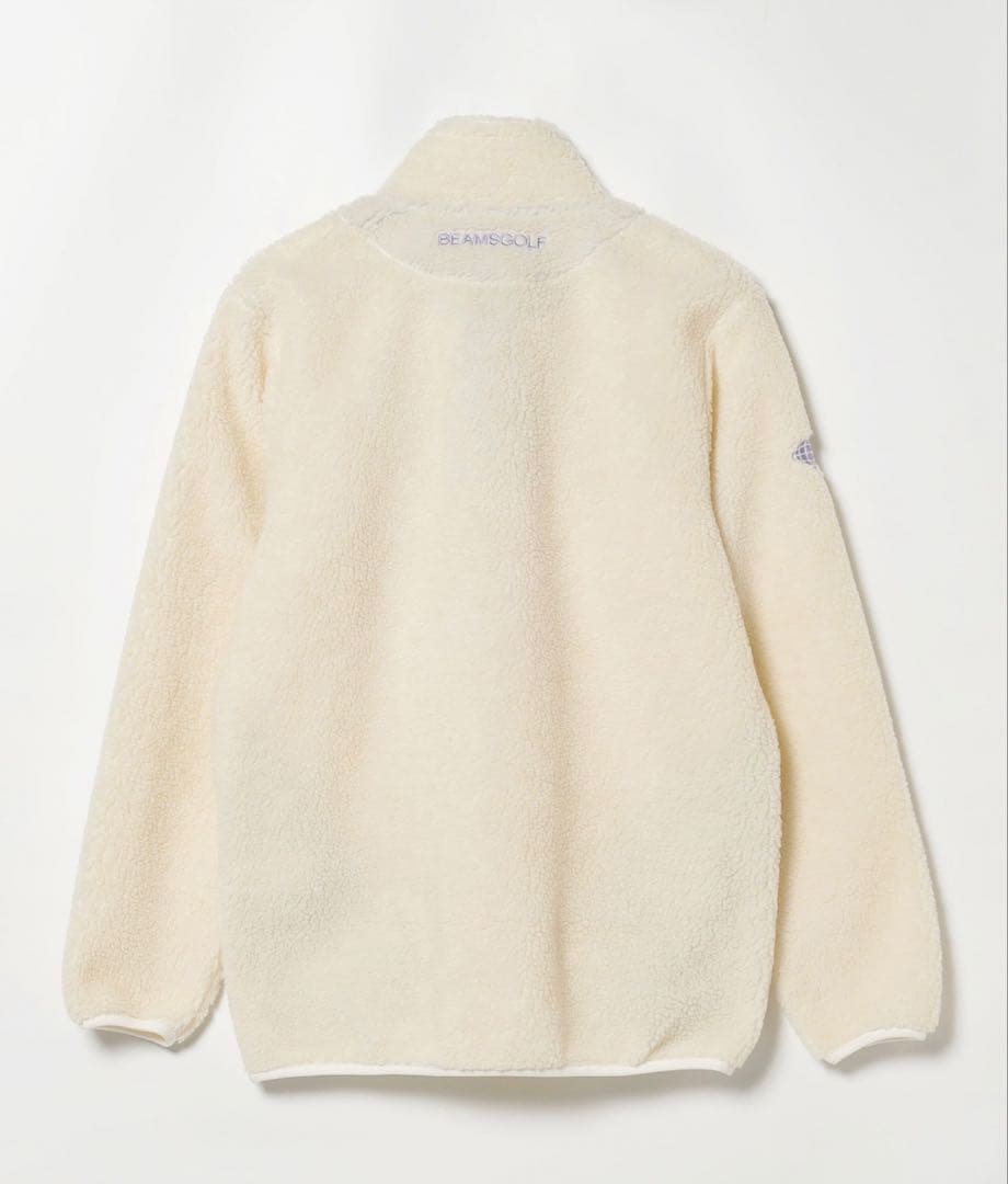 完売！極暖 BEAMS GOLF ボア スナッププルオーバー