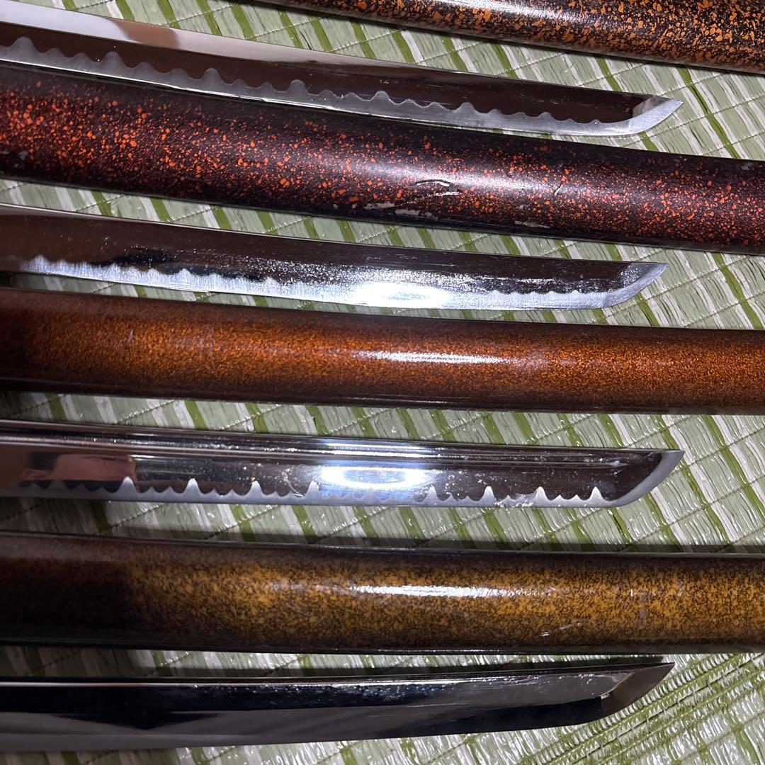 模造刀　模擬刀　武士　侍　伝統工芸　剣　ソード　太刀　　鞘　鍔　4本