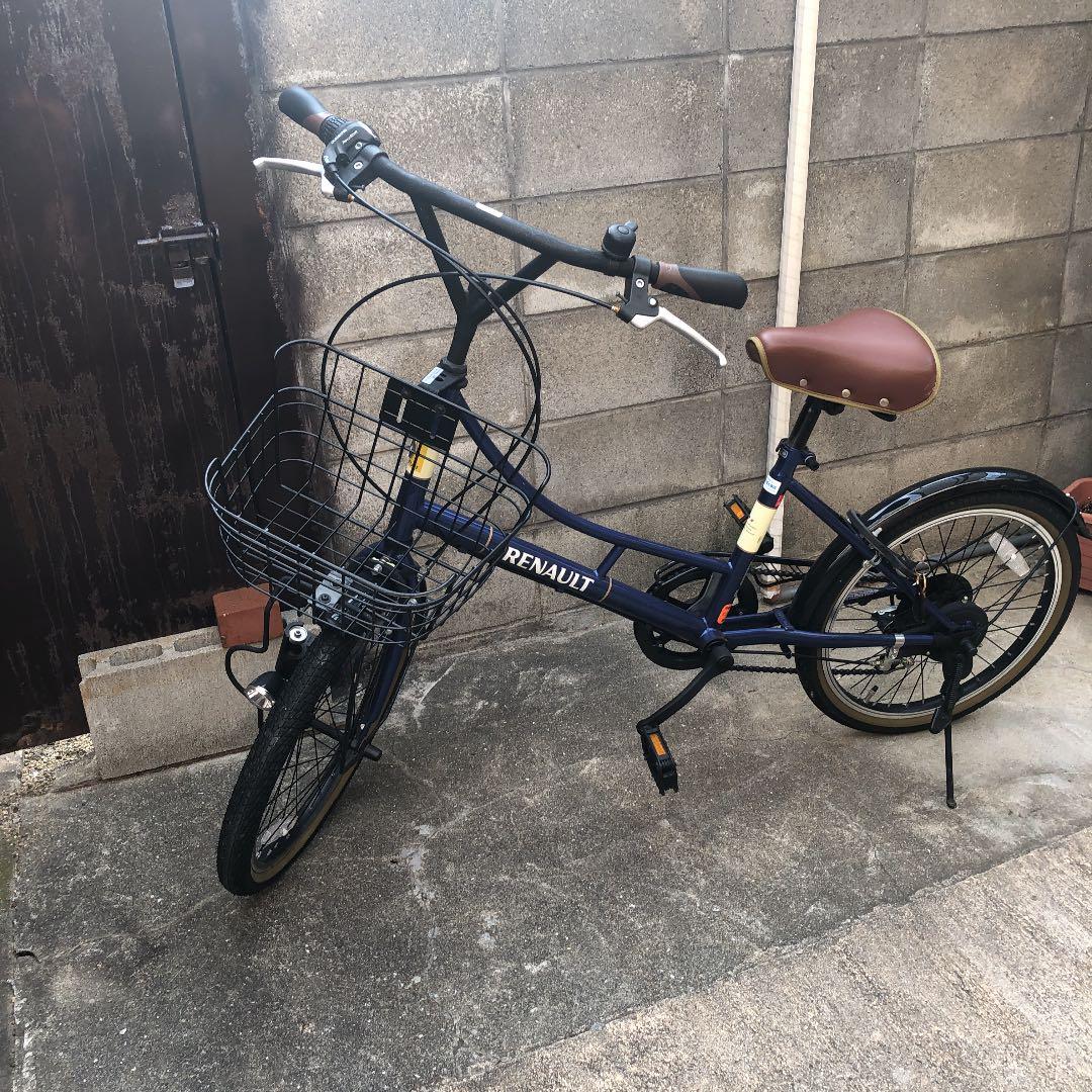 中古 自転車 ネイビー  20インチ  ネイビー