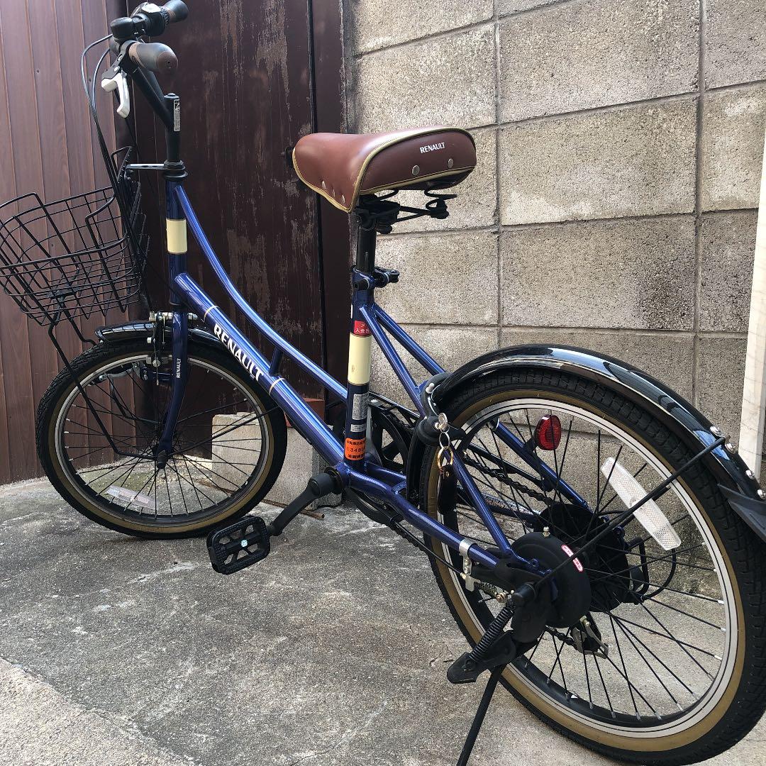 中古 自転車 ネイビー  20インチ  ネイビー